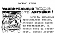 Удивительный народец — эти лягушки!