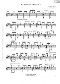 Cancion Carorena (Переложение А. Носова)